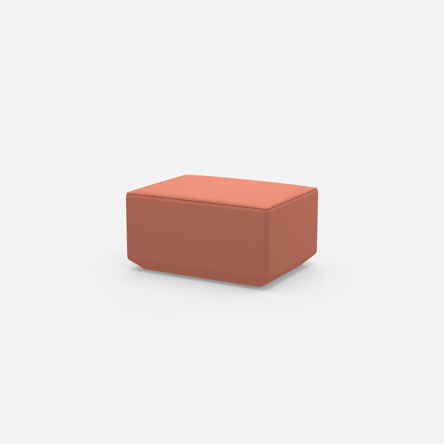 Pouf mit 41 cm Höhe von der Seite