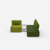 Pouf mit Topper von vorne