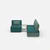 Pouf mit Topper von vorne