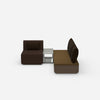 Pouf mit Topper von vorne