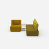 Pouf mit Topper von vorne