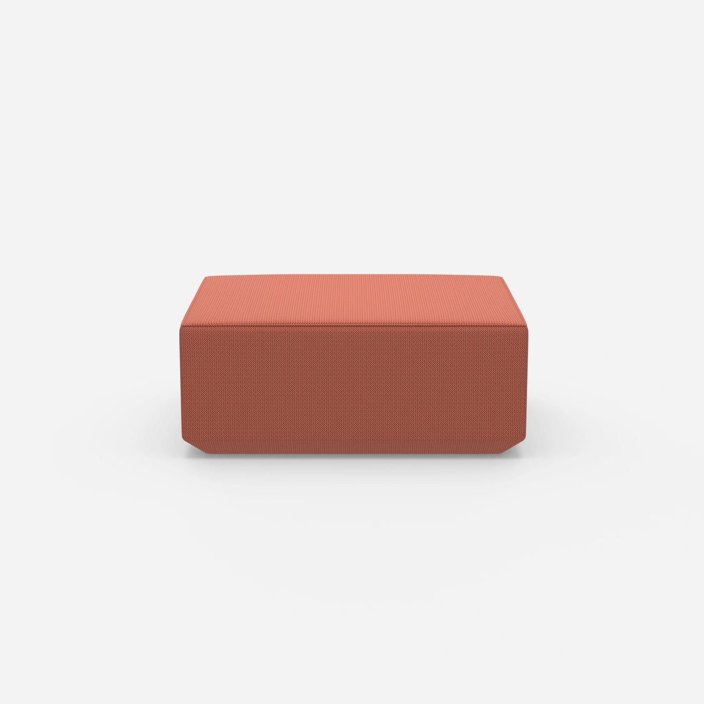 Pouf modern 41 cm hoch von vorne