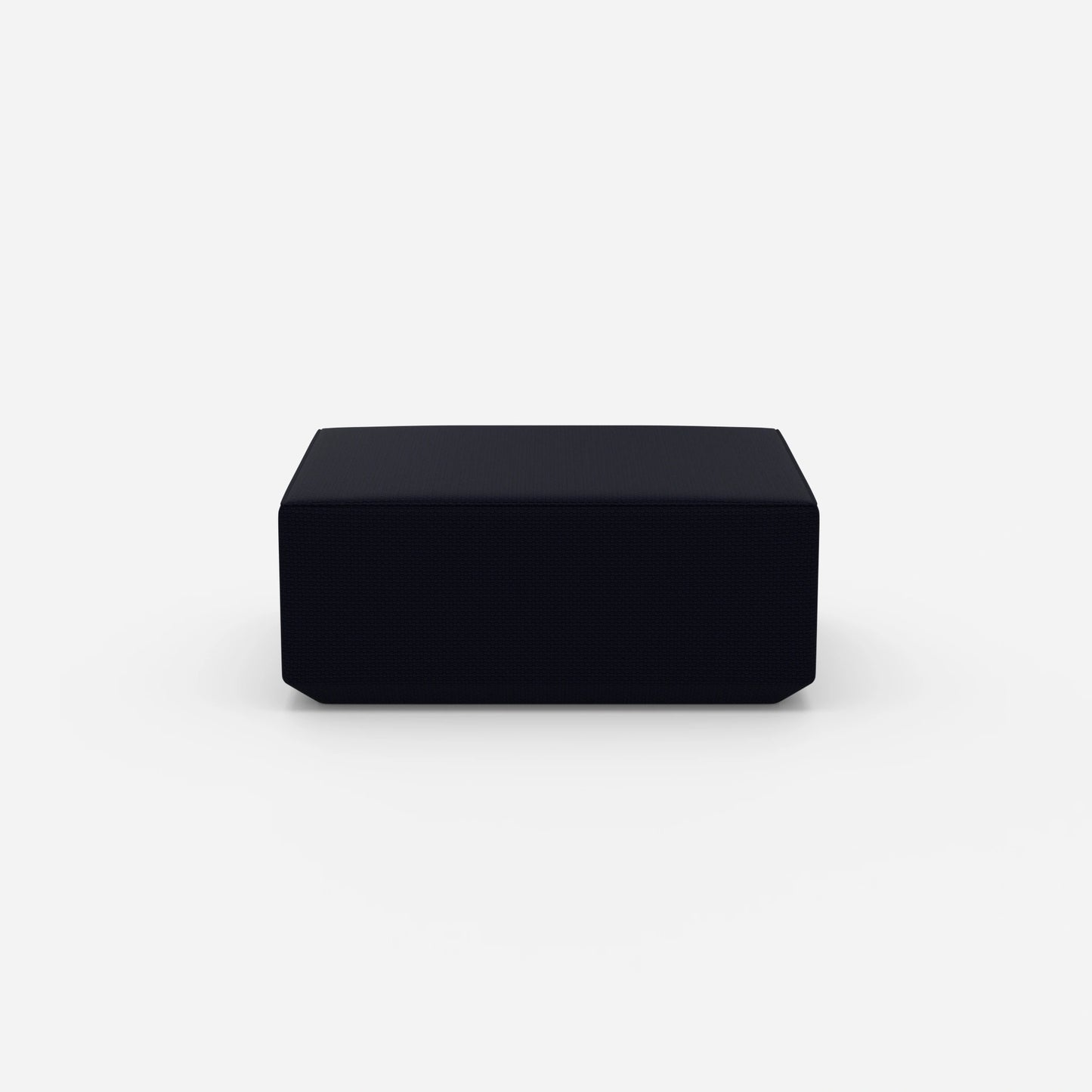 Pouf modern 41 cm hoch von vorne