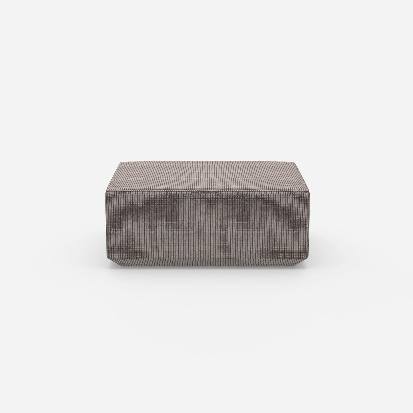 Pouf modern 41 cm hoch von vorne