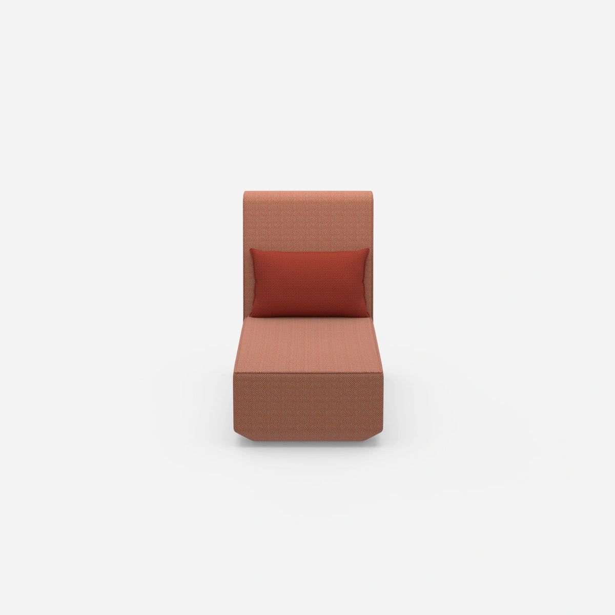 Recamiere für kleine Räume modular von vorne