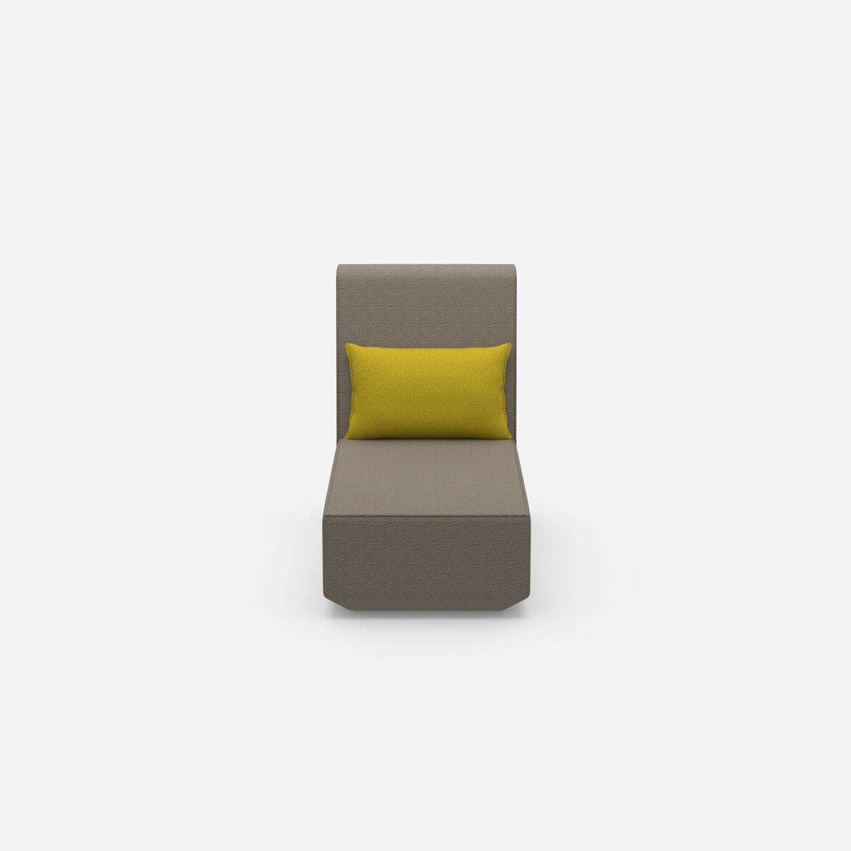 Recamiere für kleine Räume modular von vorne