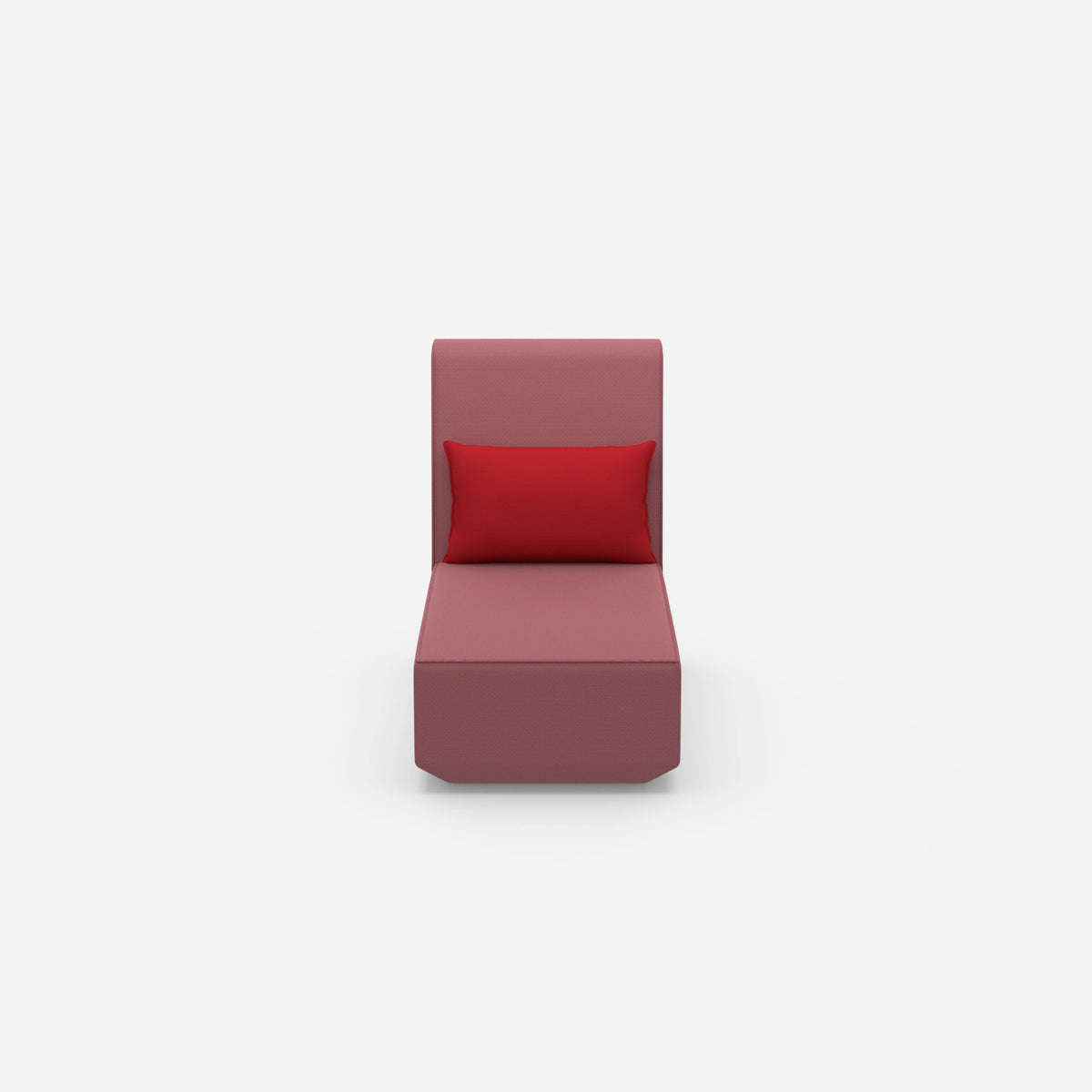 Recamiere für kleine Räume modular von vorne