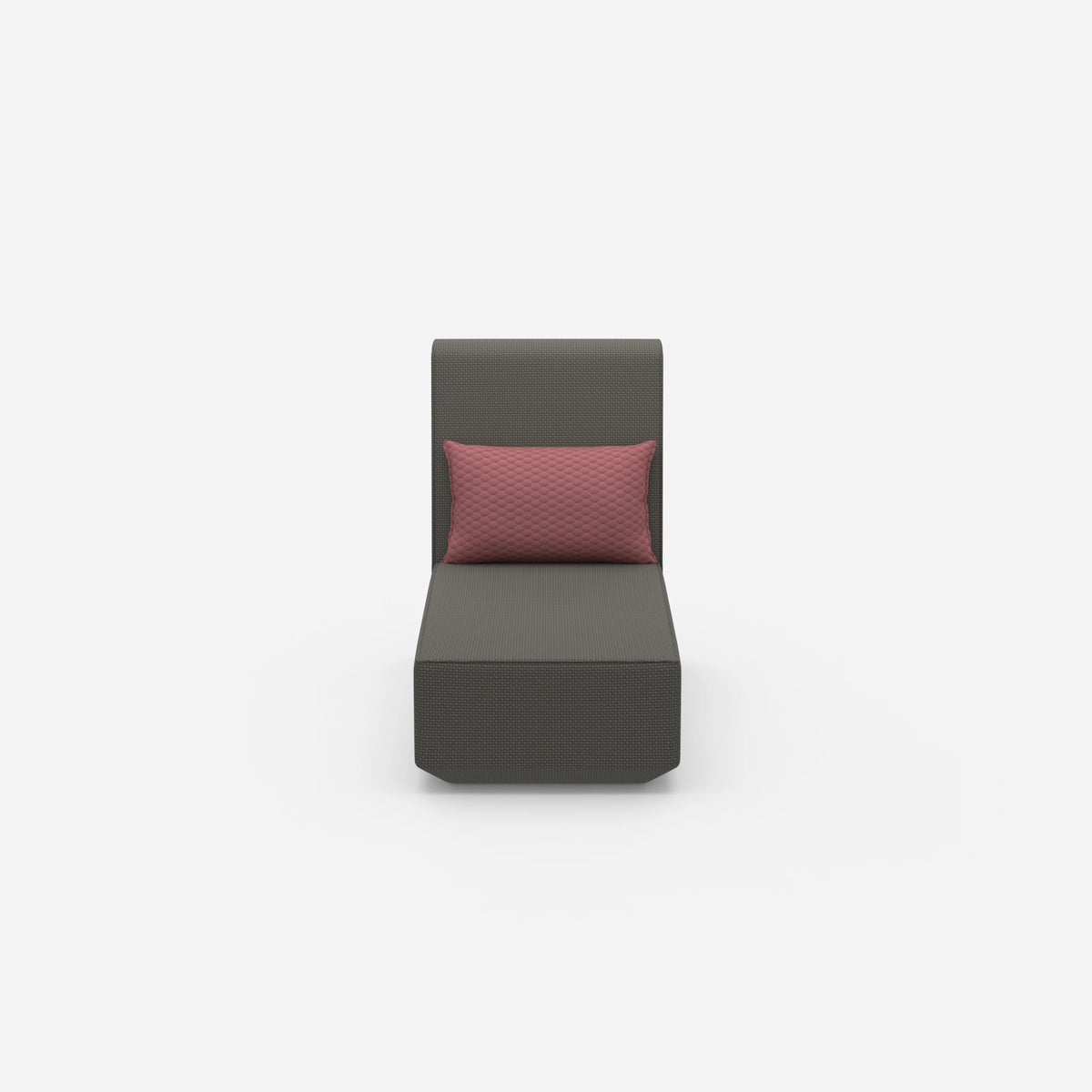Recamiere für kleine Räume modular von vorne