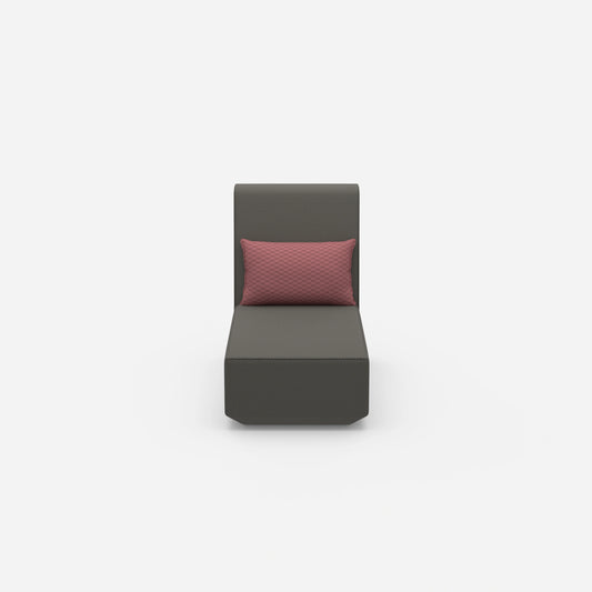 Recamiere für kleine Räume modular von vorne