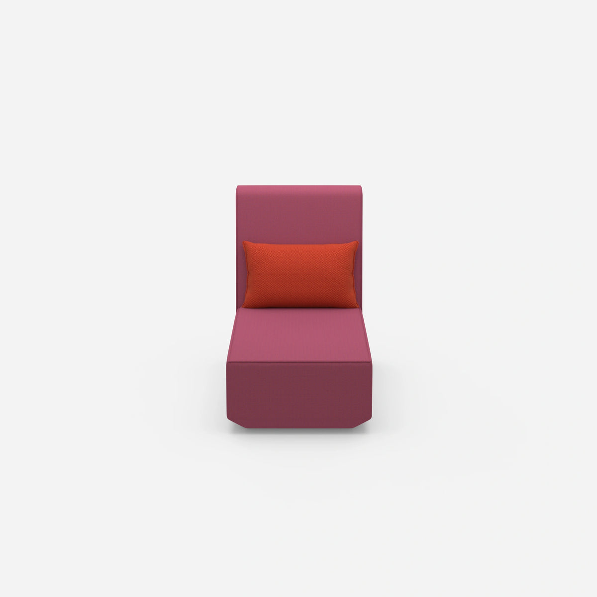 Recamiere für kleine Räume modular von vorne
