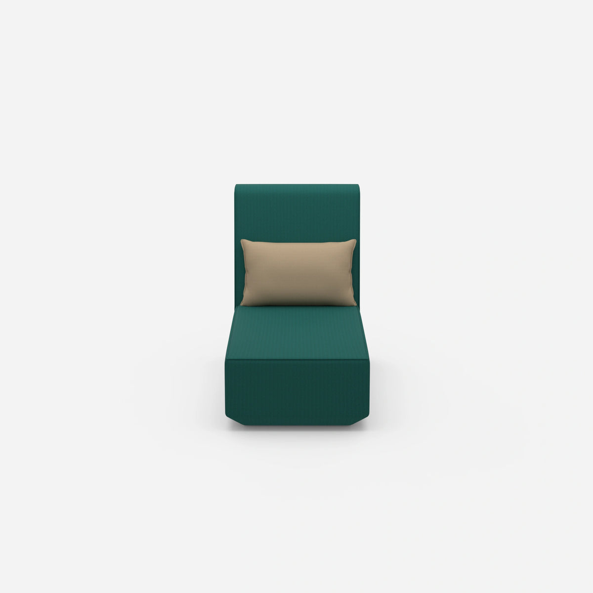 Recamiere für kleine Räume modular von vorne