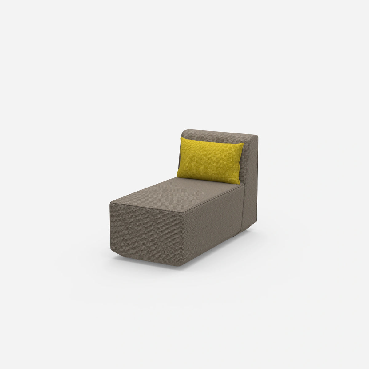 Recamiere modern klein von der Seite