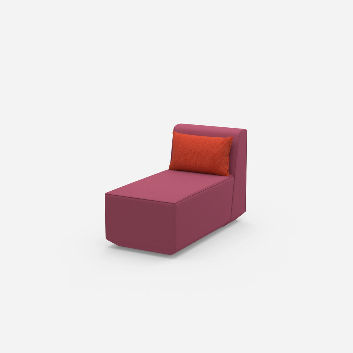 Recamiere modern klein von der Seite