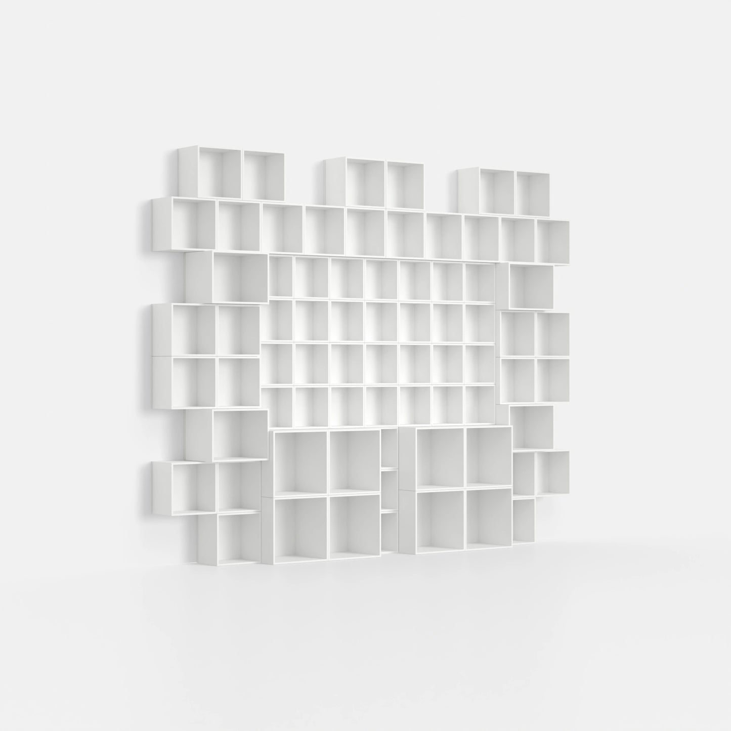 Shelving system RK020 from the right-hand side
