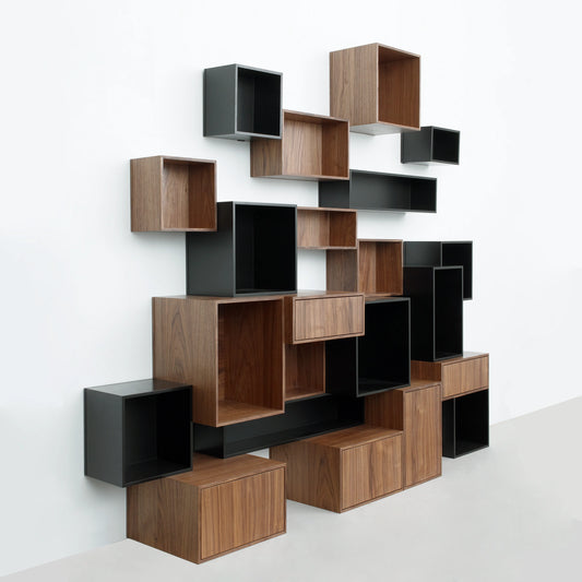 Shelving system RK029 from the right-hand side