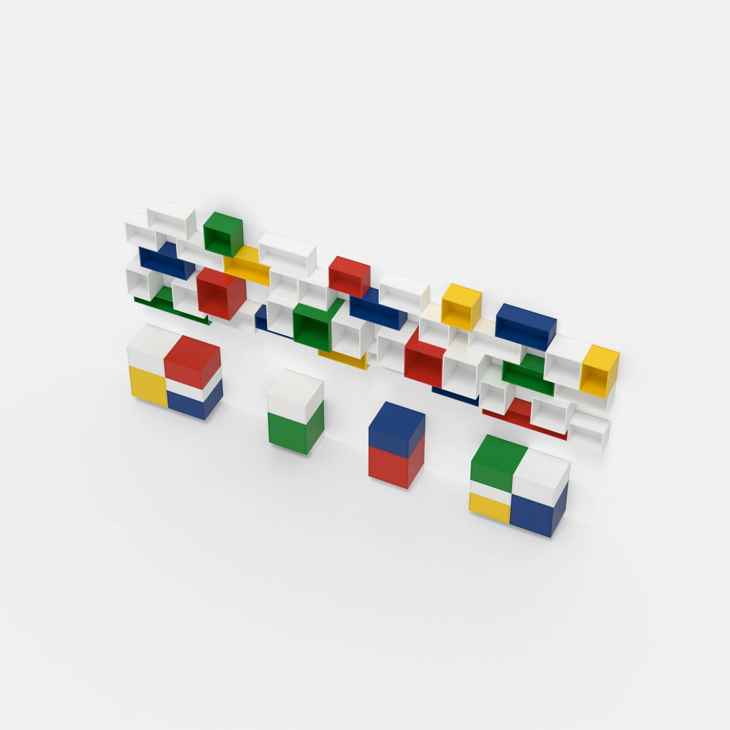 Shelving system RK1046 from above