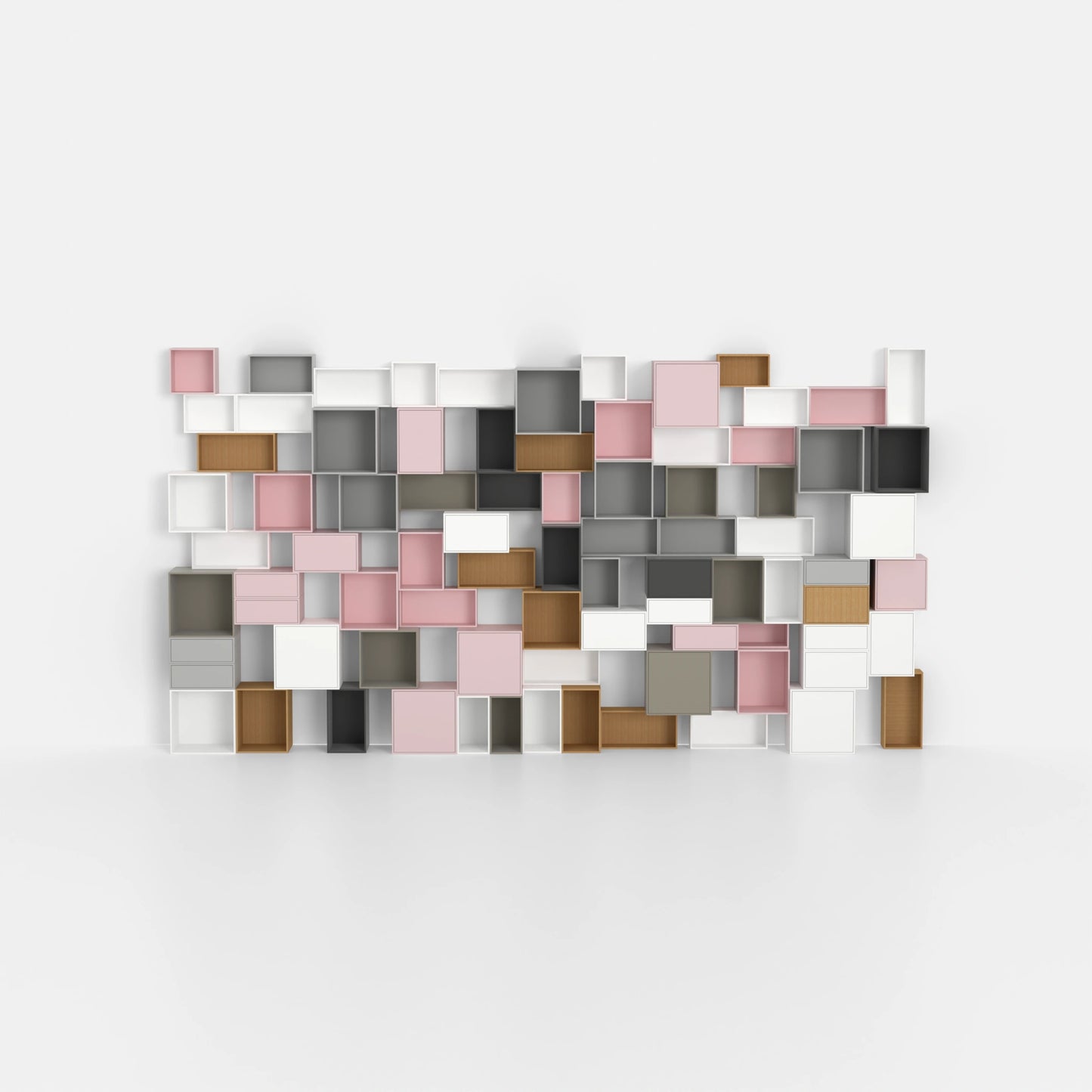 Wall bookshelf RK1139 from the front