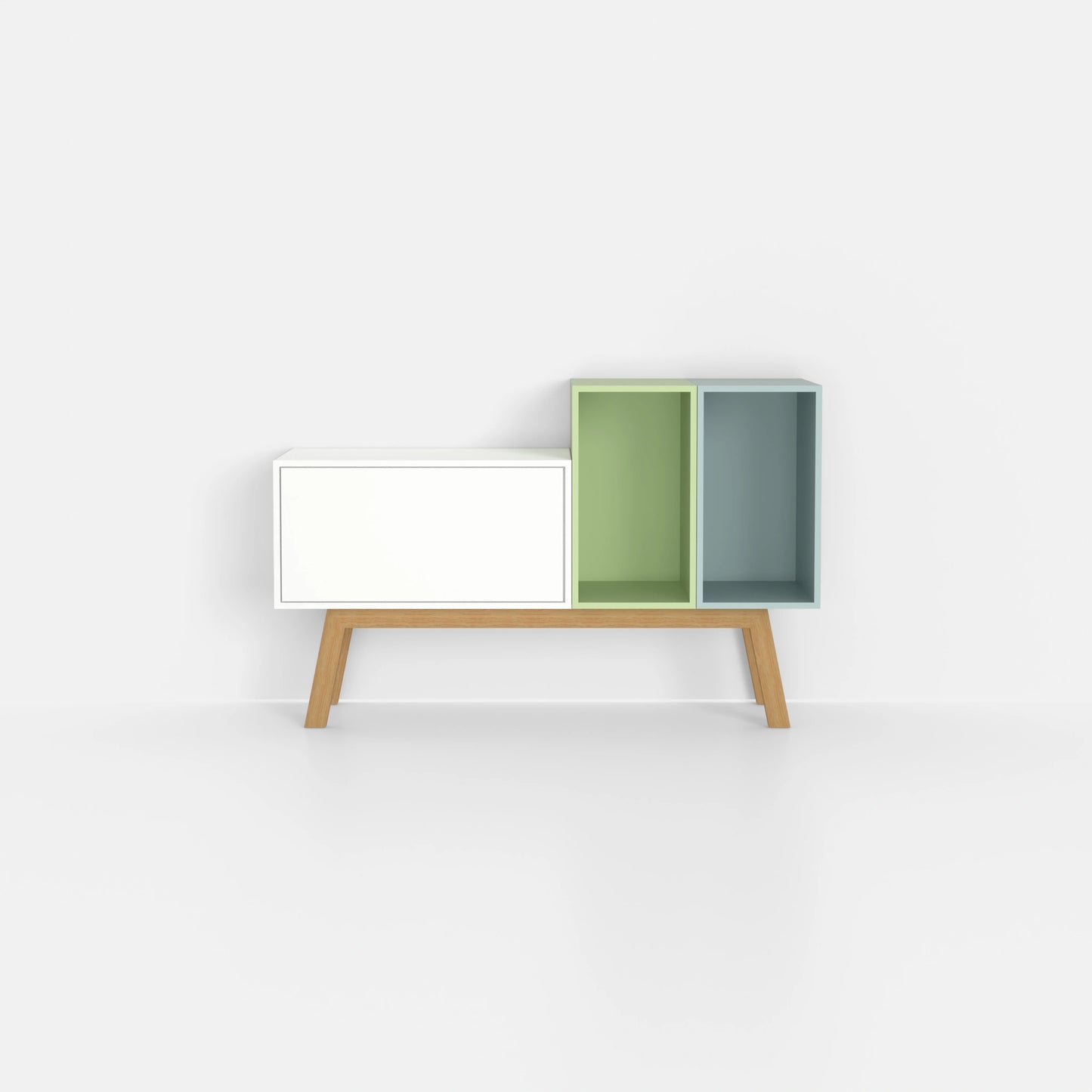 Record shelf RK197 from the front