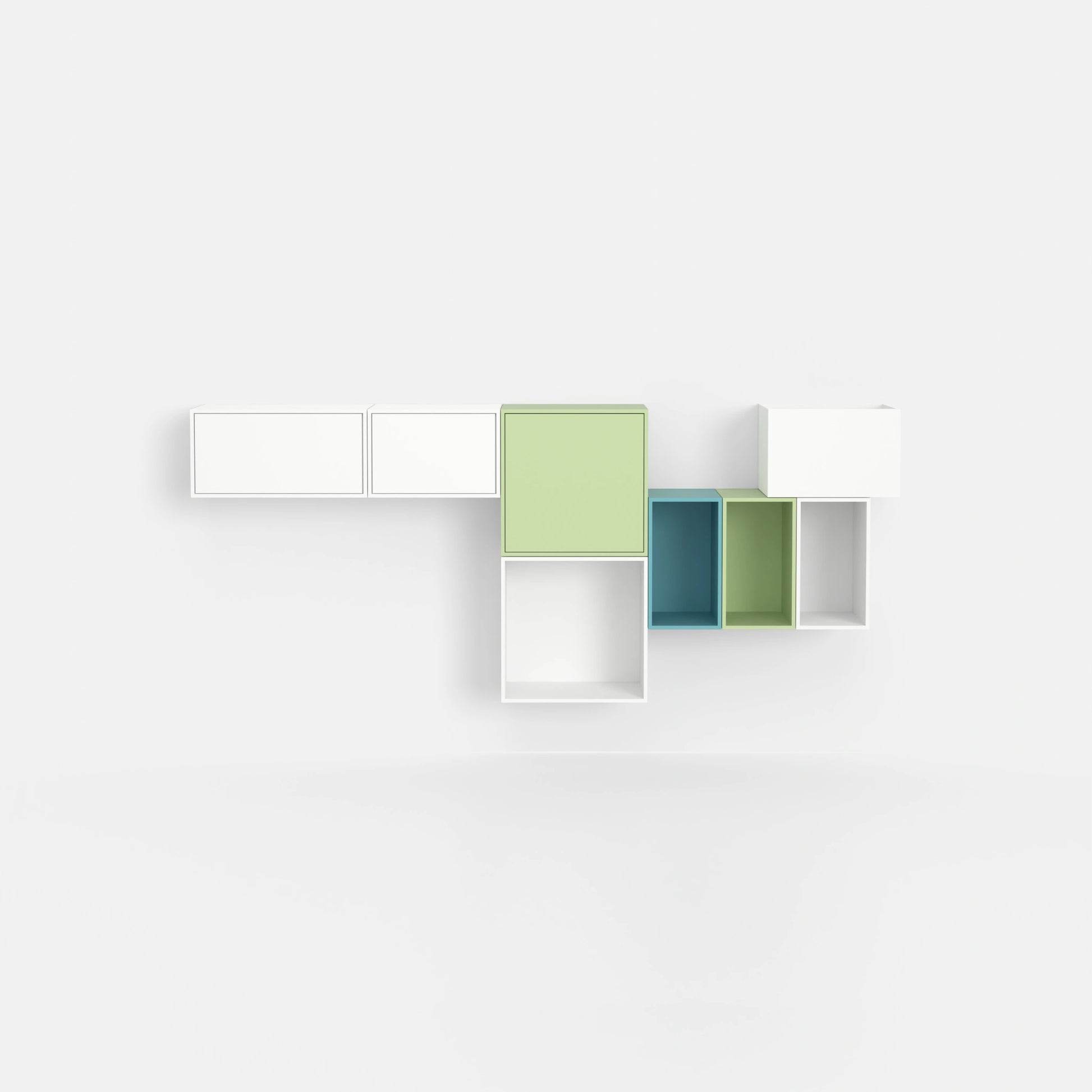 Record shelf RK203 from the front