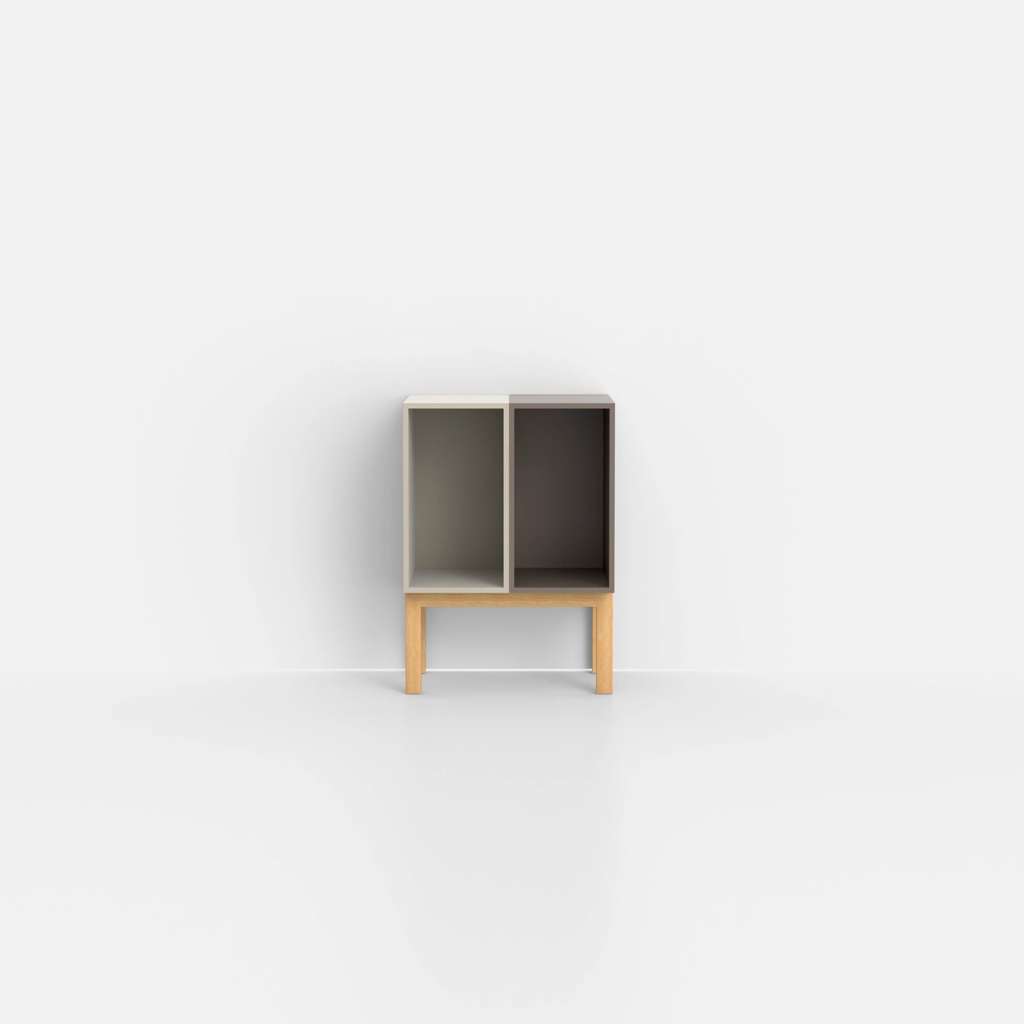 Record shelf SB021 from the front