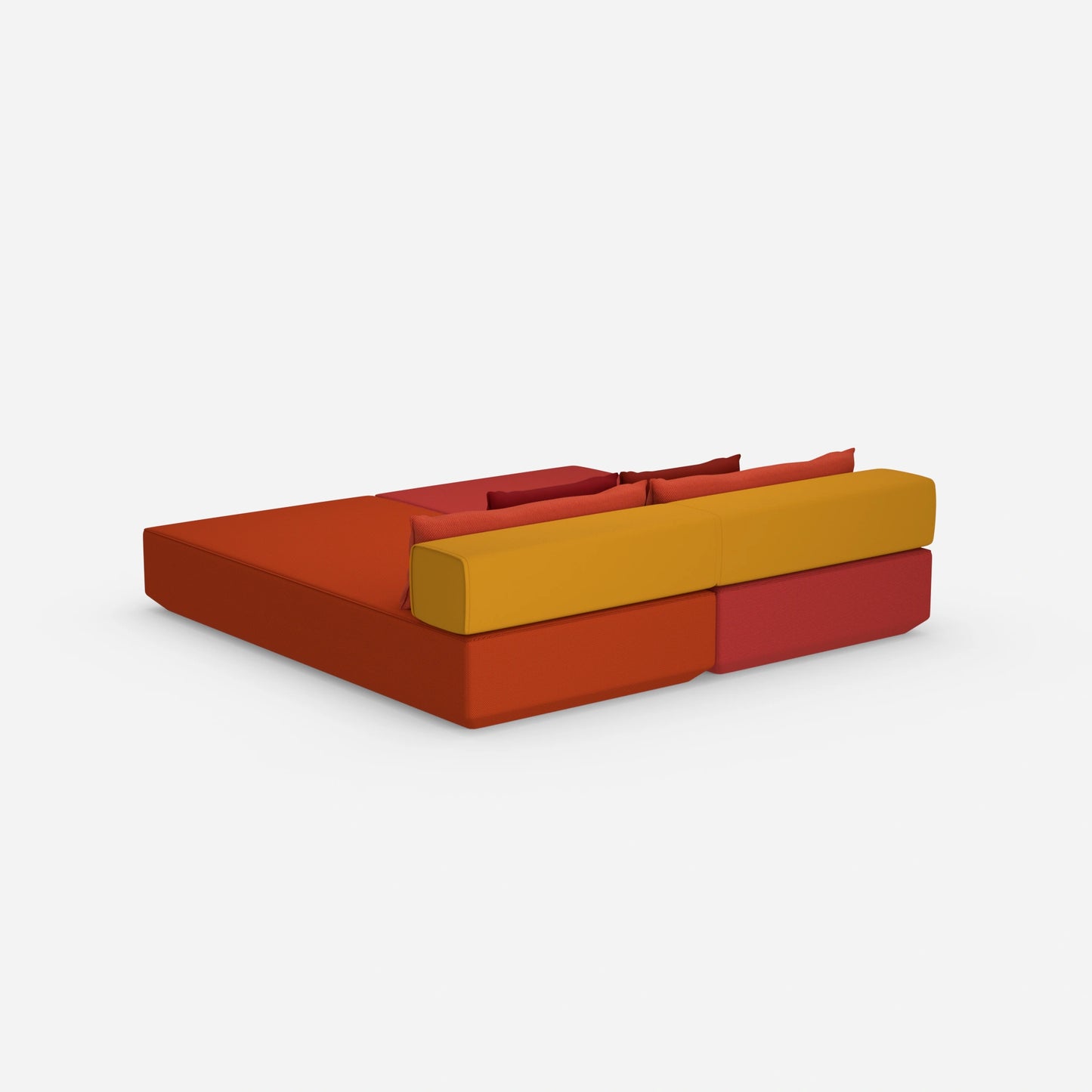 Schlafcouch 2 Personen von hinten