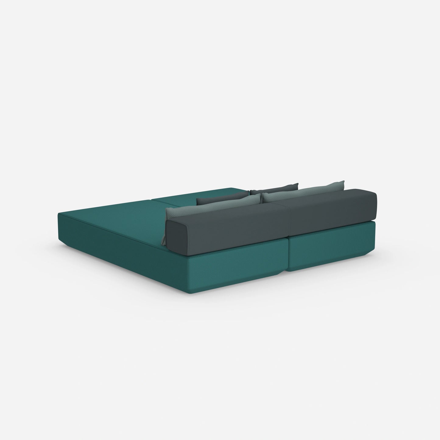 Schlafcouch 2 Personen von hinten