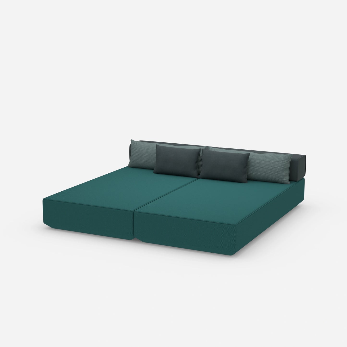 Schlafcouch 2 Personen von der Seite