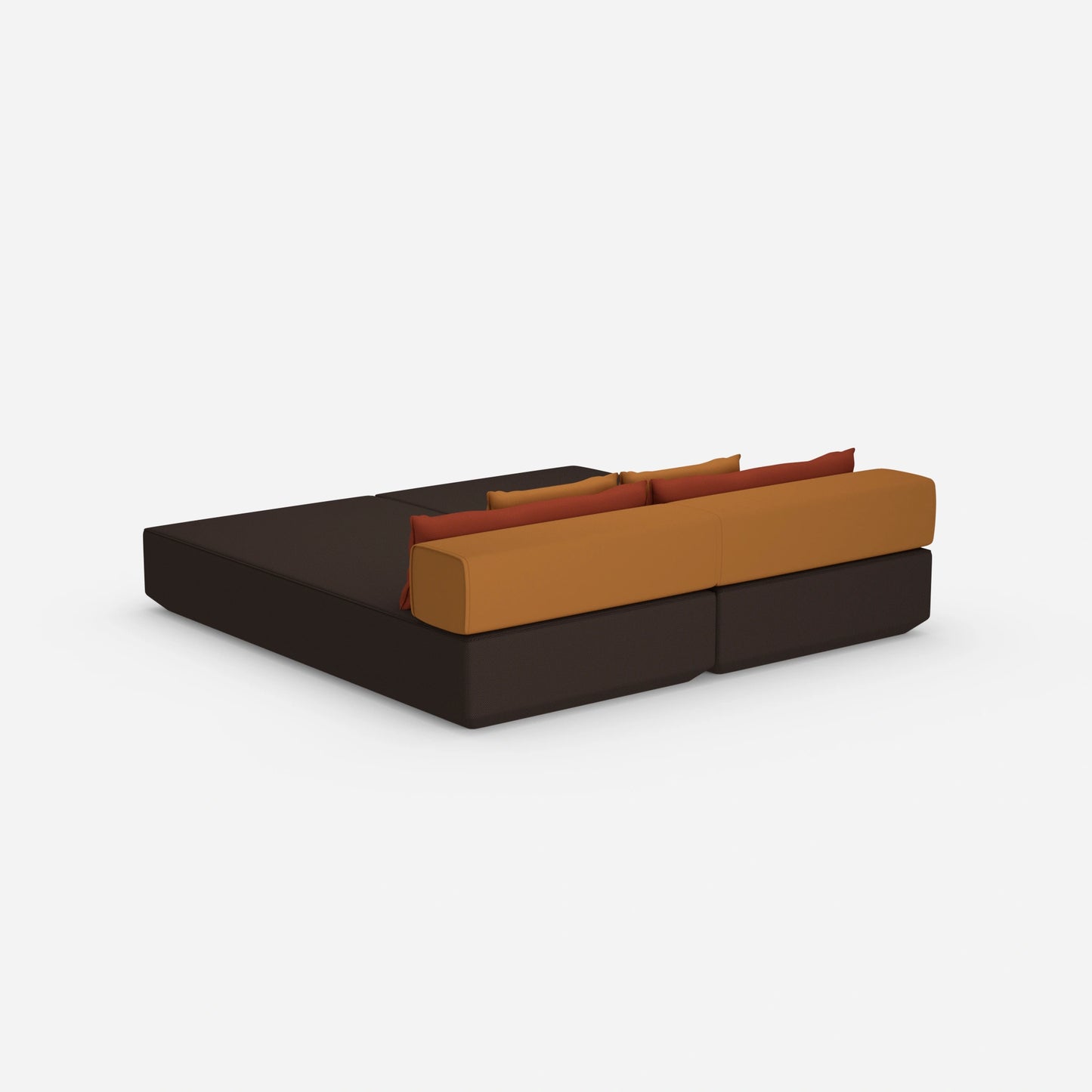 Schlafcouch 2 Personen von hinten