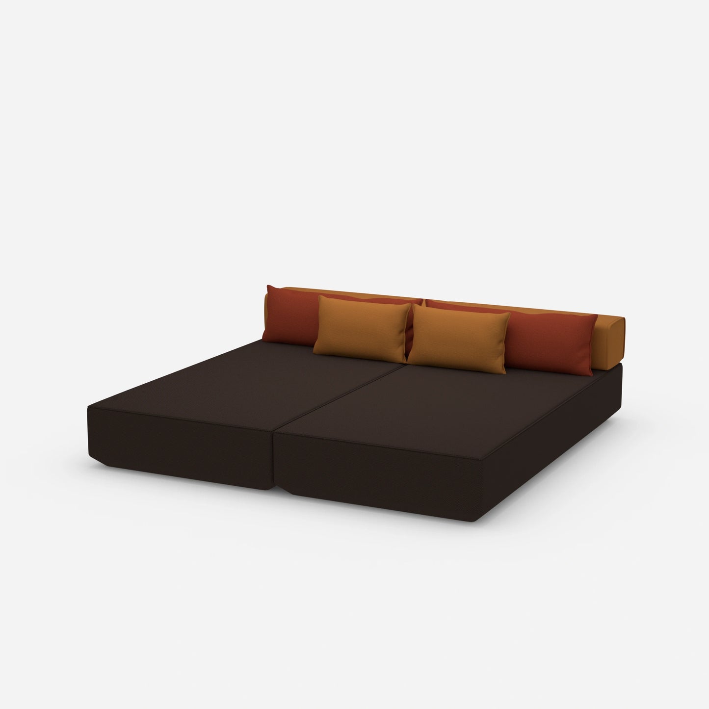 Schlafcouch 2 Personen von der Seite