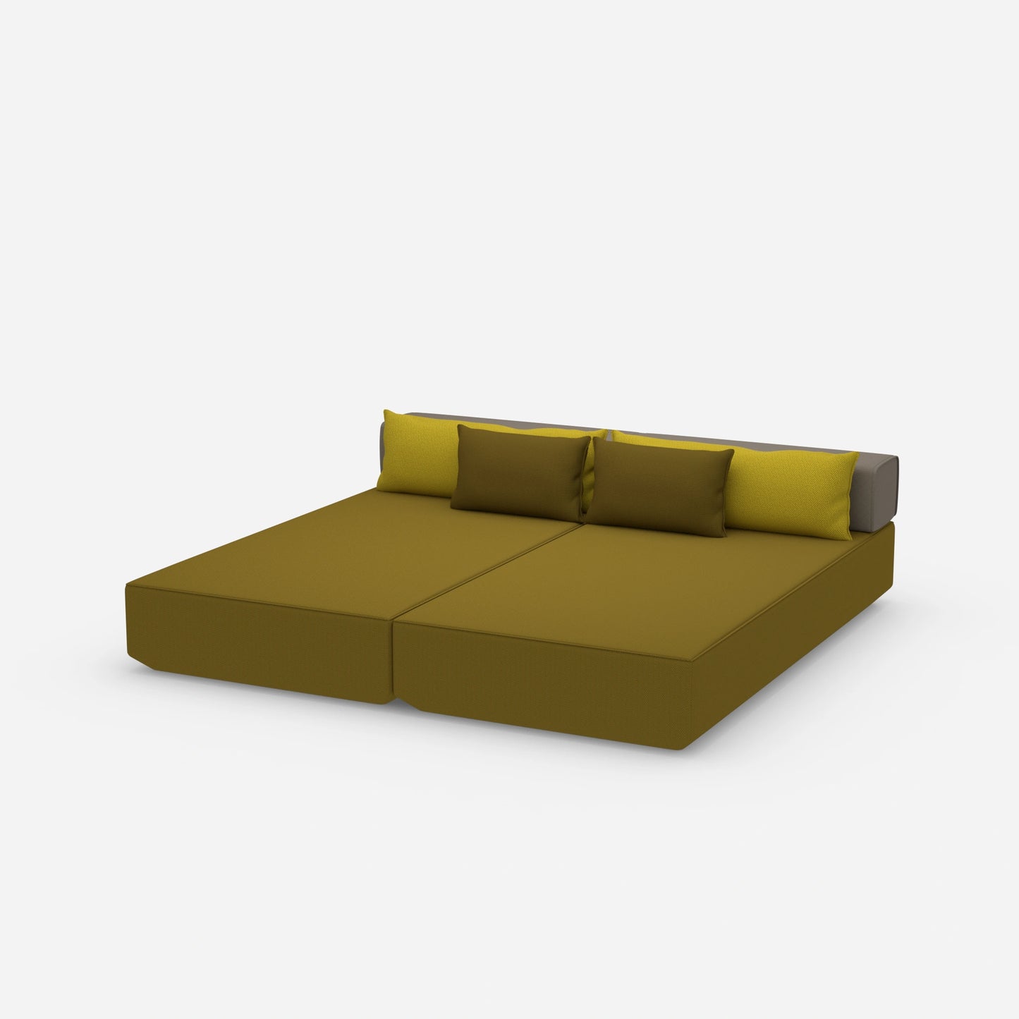 Schlafcouch 2 Personen von der Seite