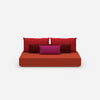 Schlafsofa 100 cm breit von vorne