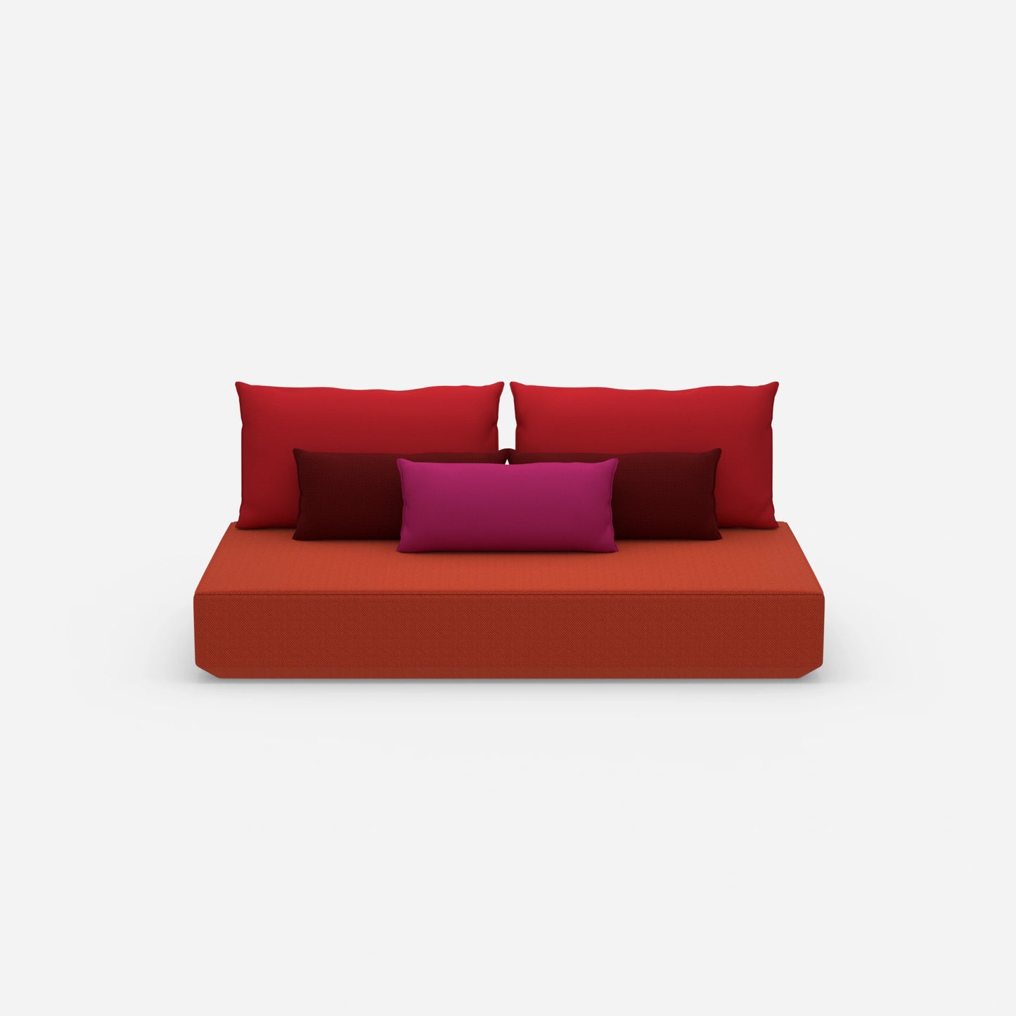 Schlafsofa 100 cm breit von vorne