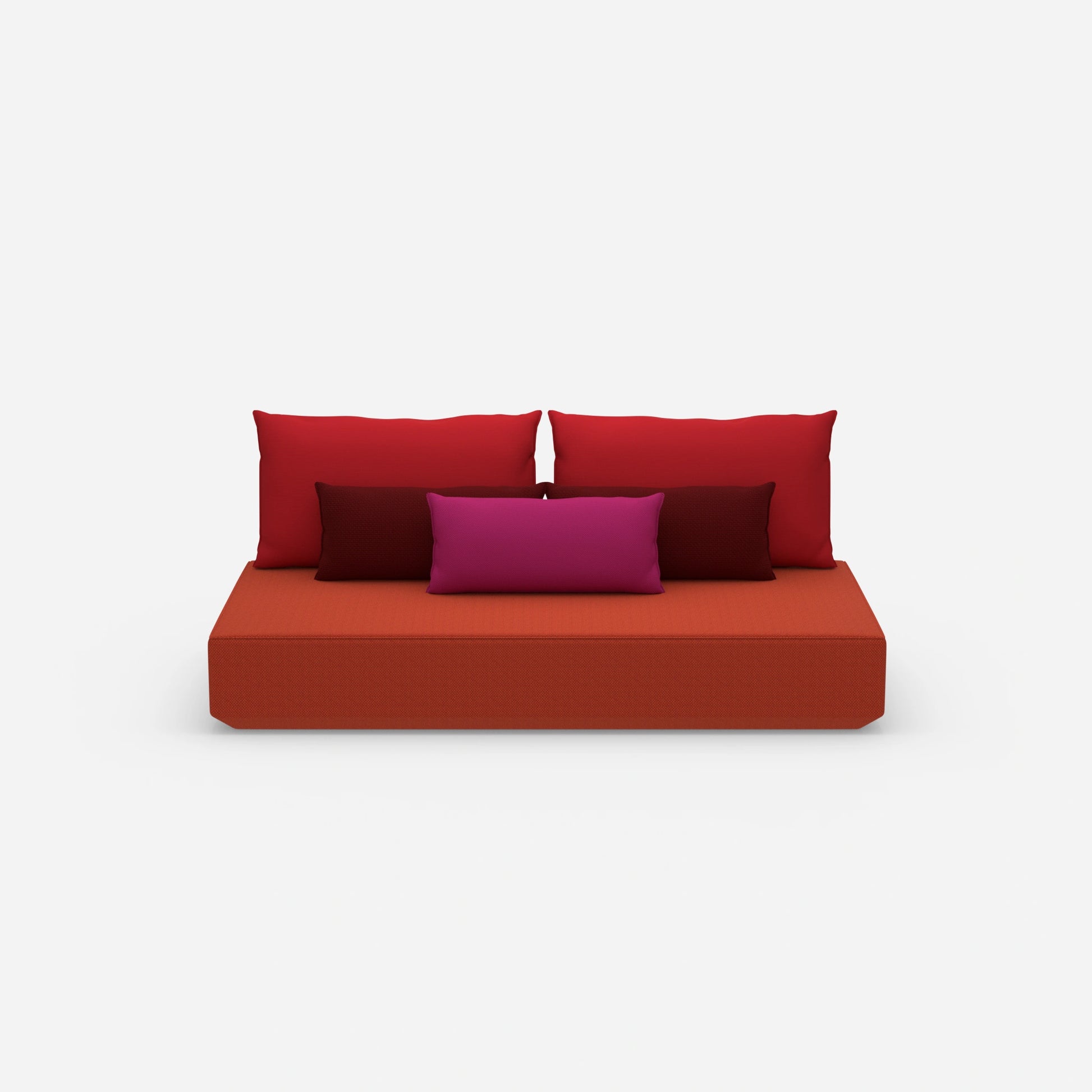 Schlafsofa 100 cm breit von vorne