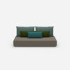 Schlafsofa 100 cm breit von vorne