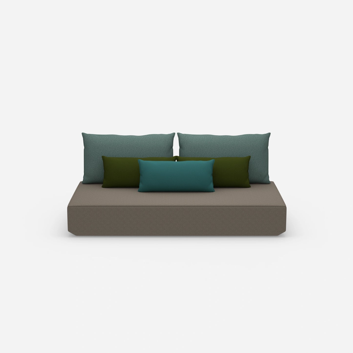 Schlafsofa 100 cm breit von vorne