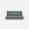 Schlafsofa 100 cm breit von vorne