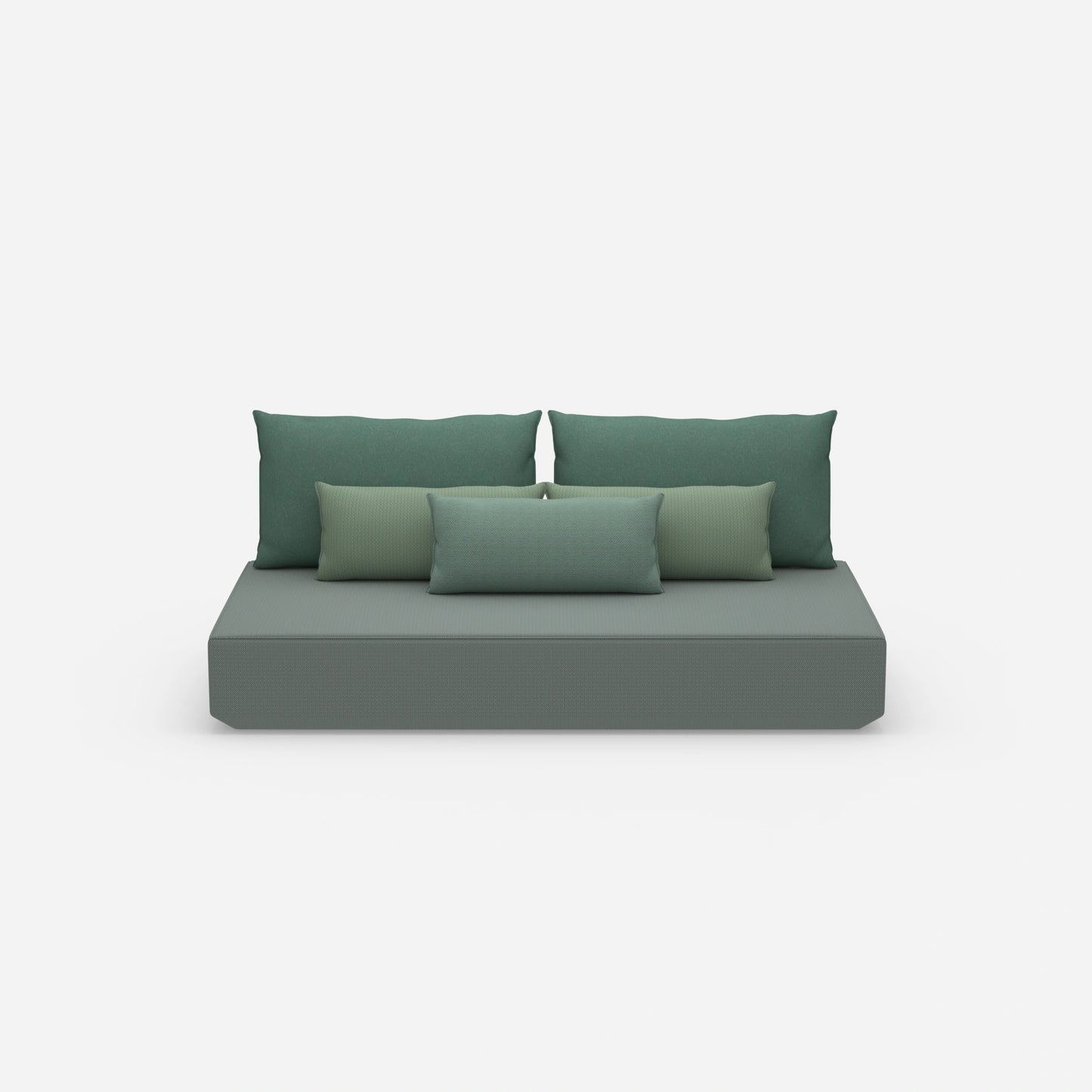 Schlafsofa 100 cm breit von vorne