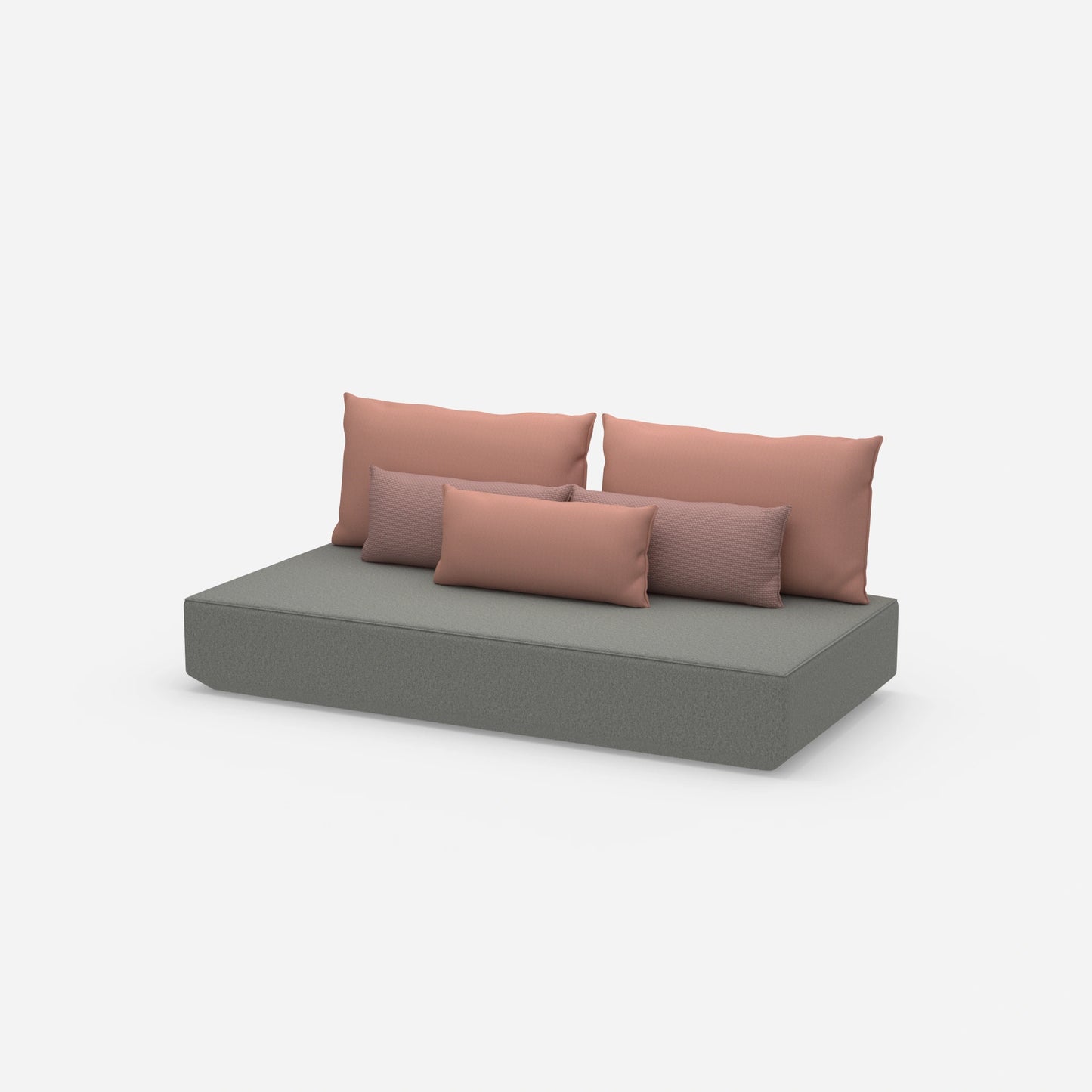 Schlafsofa 100 cm breit von der Seite