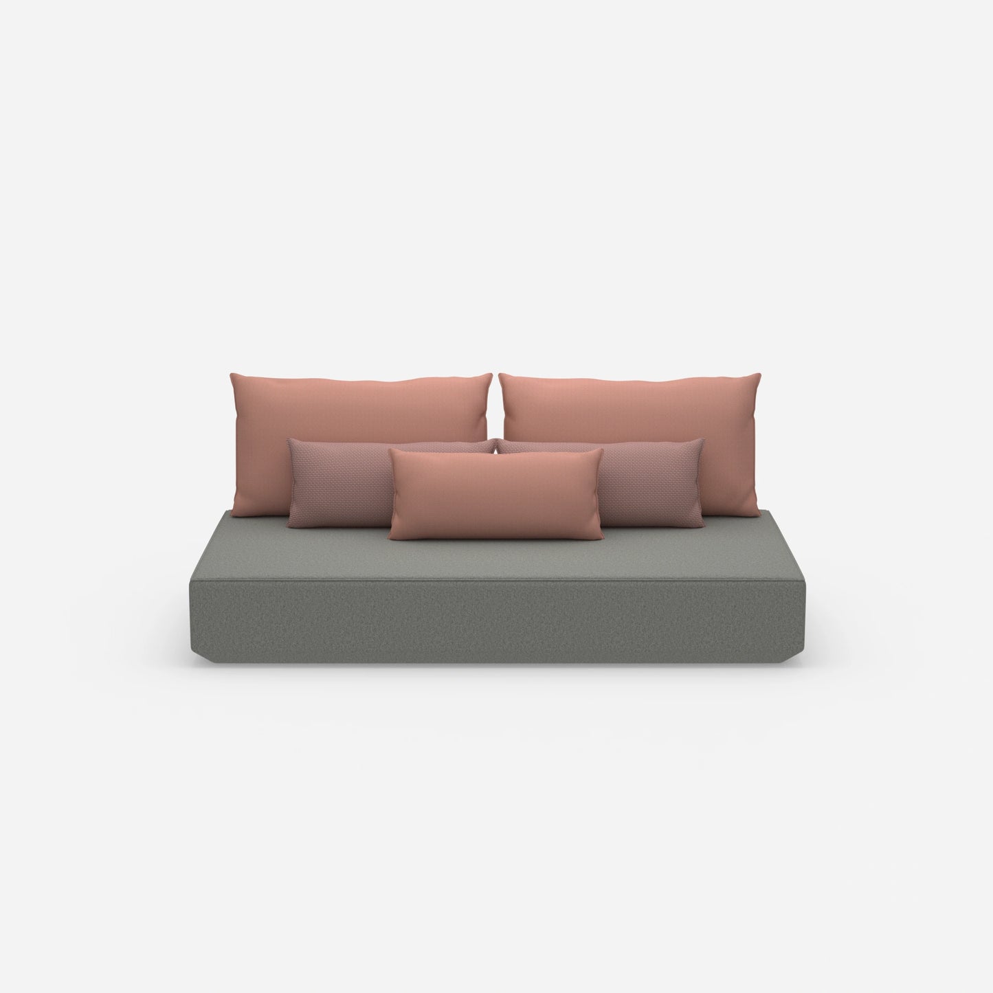 Schlafsofa 100 cm breit von vorne