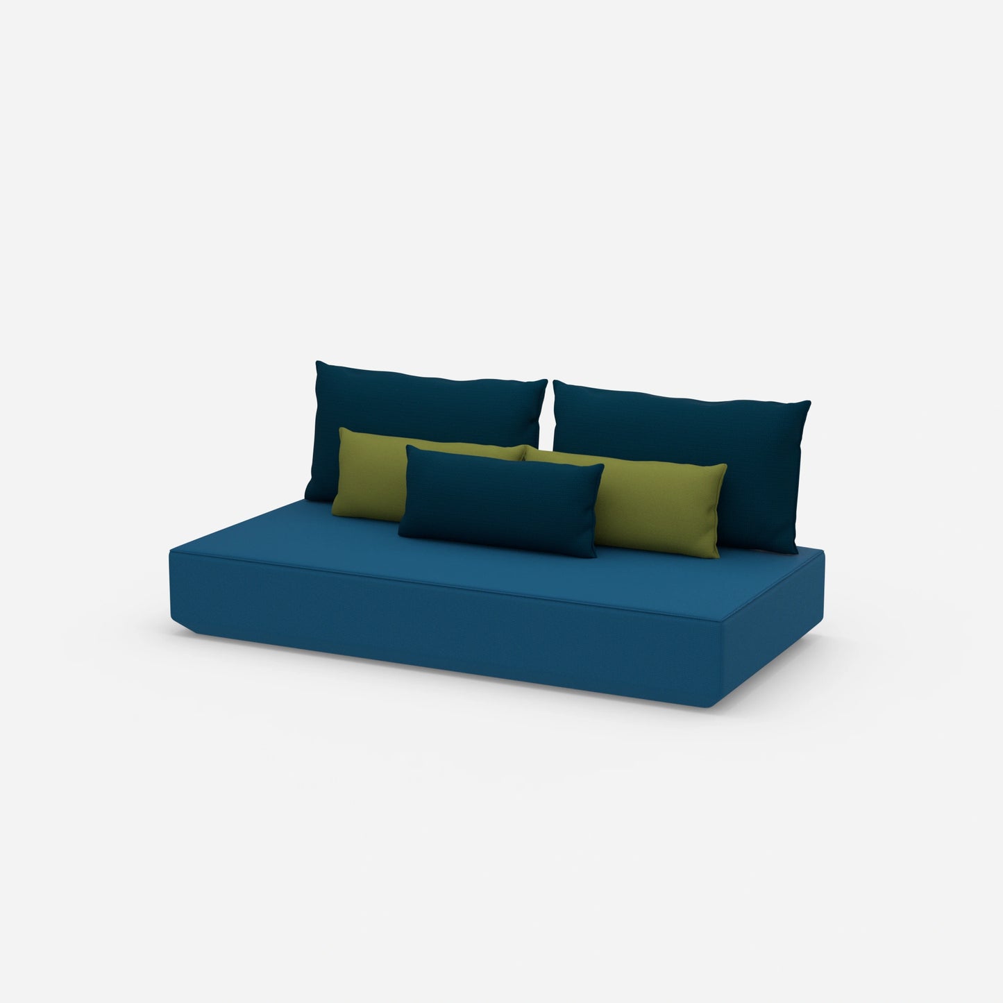 Schlafsofa 100 cm breit von der Seite