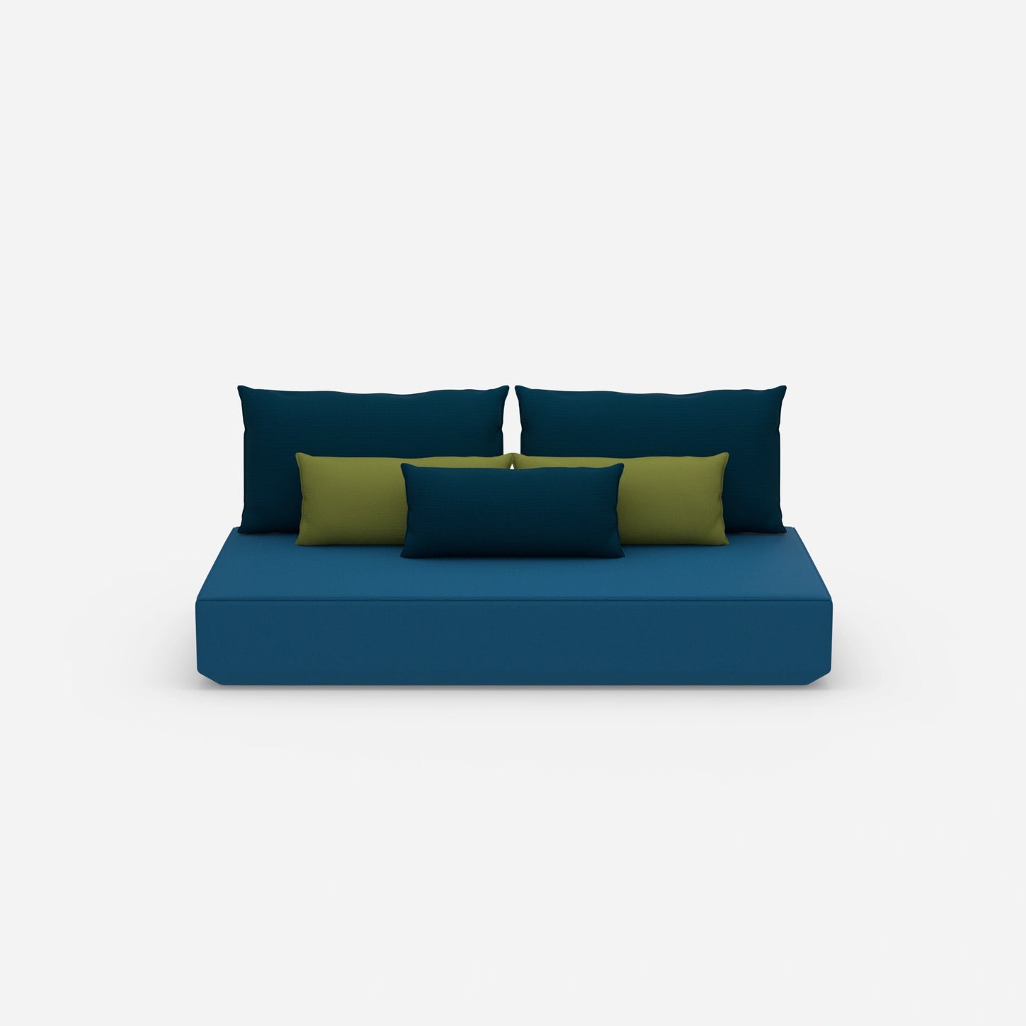 Schlafsofa 100 cm breit von vorne