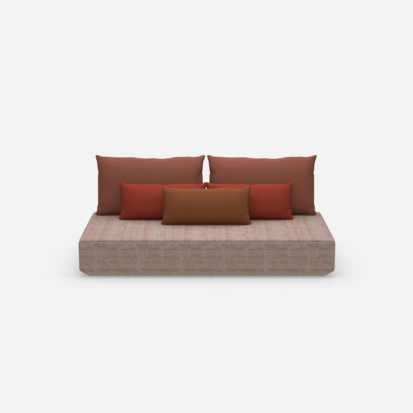 Schlafsofa 100 cm breit von vorne
