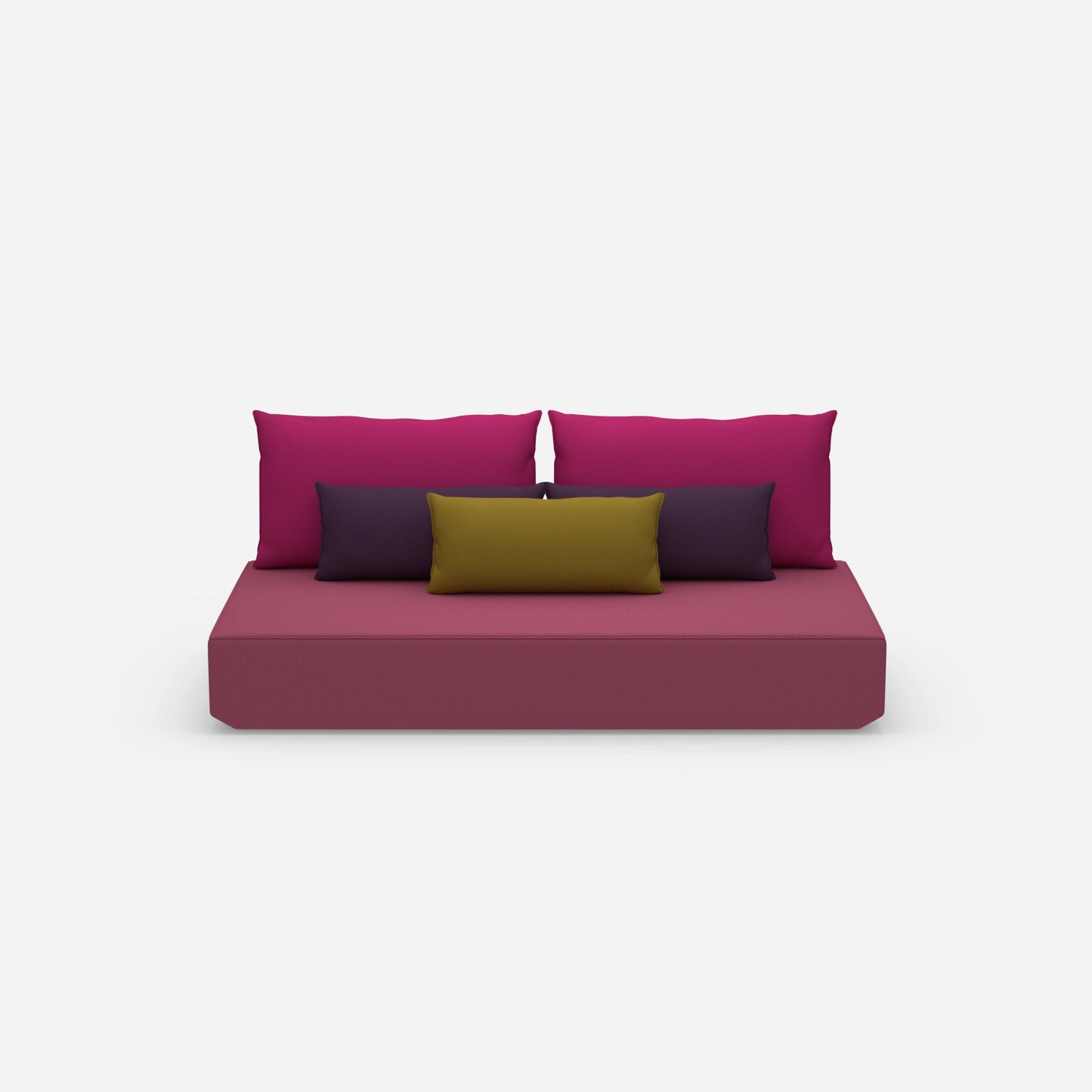 Schlafsofa 100 cm breit von vorne