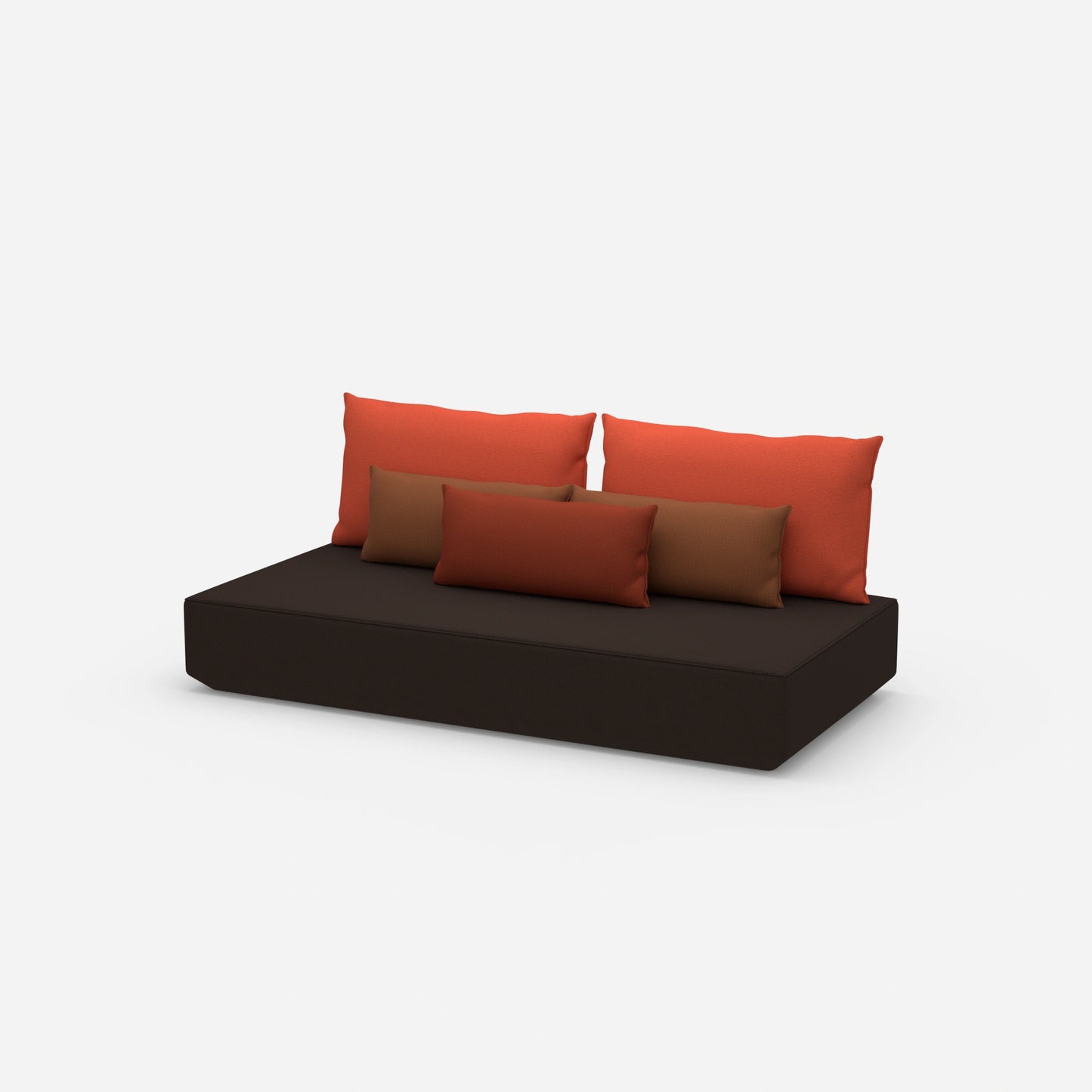 Schlafsofa 100 cm breit von der Seite