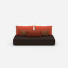 Schlafsofa 100 cm breit von vorne