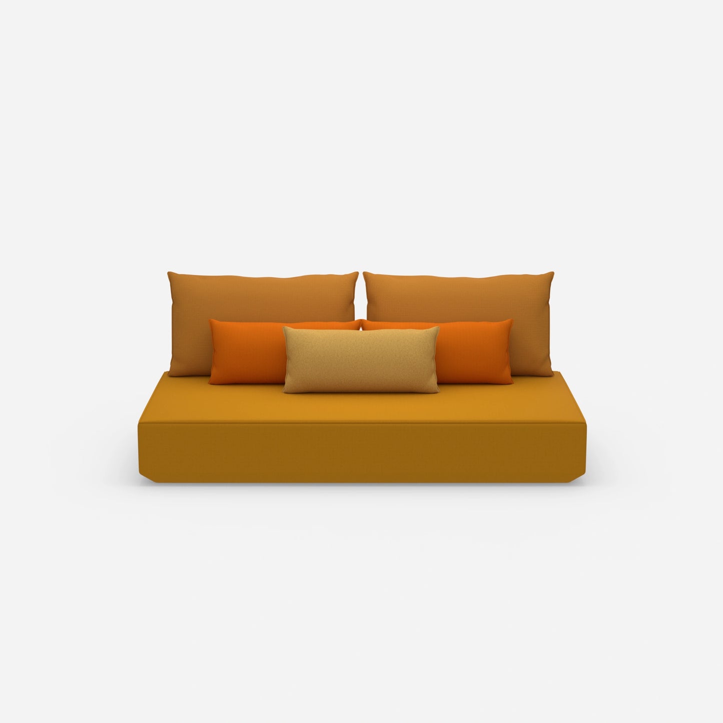 Schlafsofa 100 cm breit von vorne