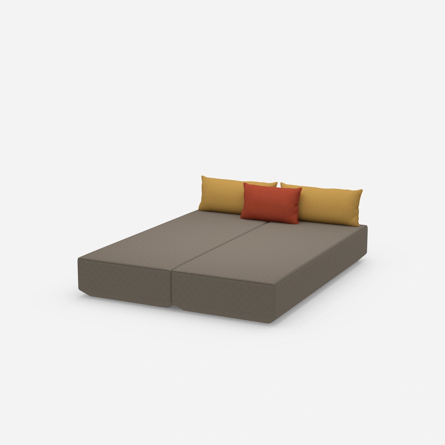 Schlafsofa 2 Personen von der Seite