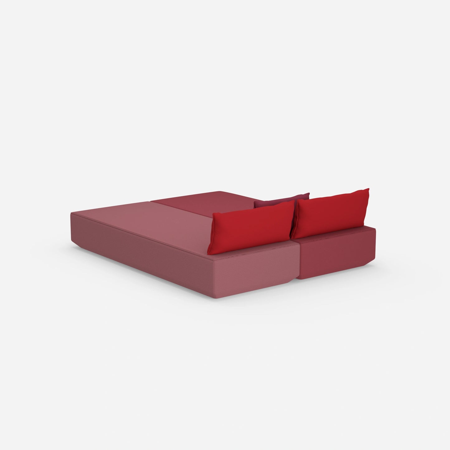 Schlafsofa 2 Personen von hinten