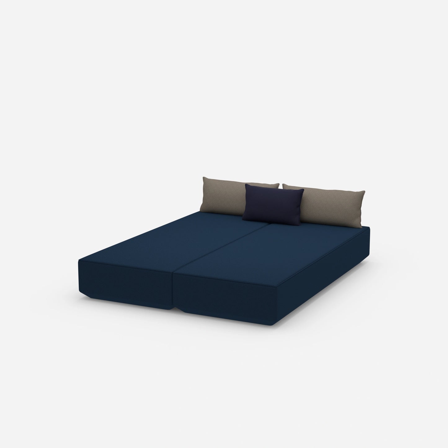 Schlafsofa 2 Personen von der Seite