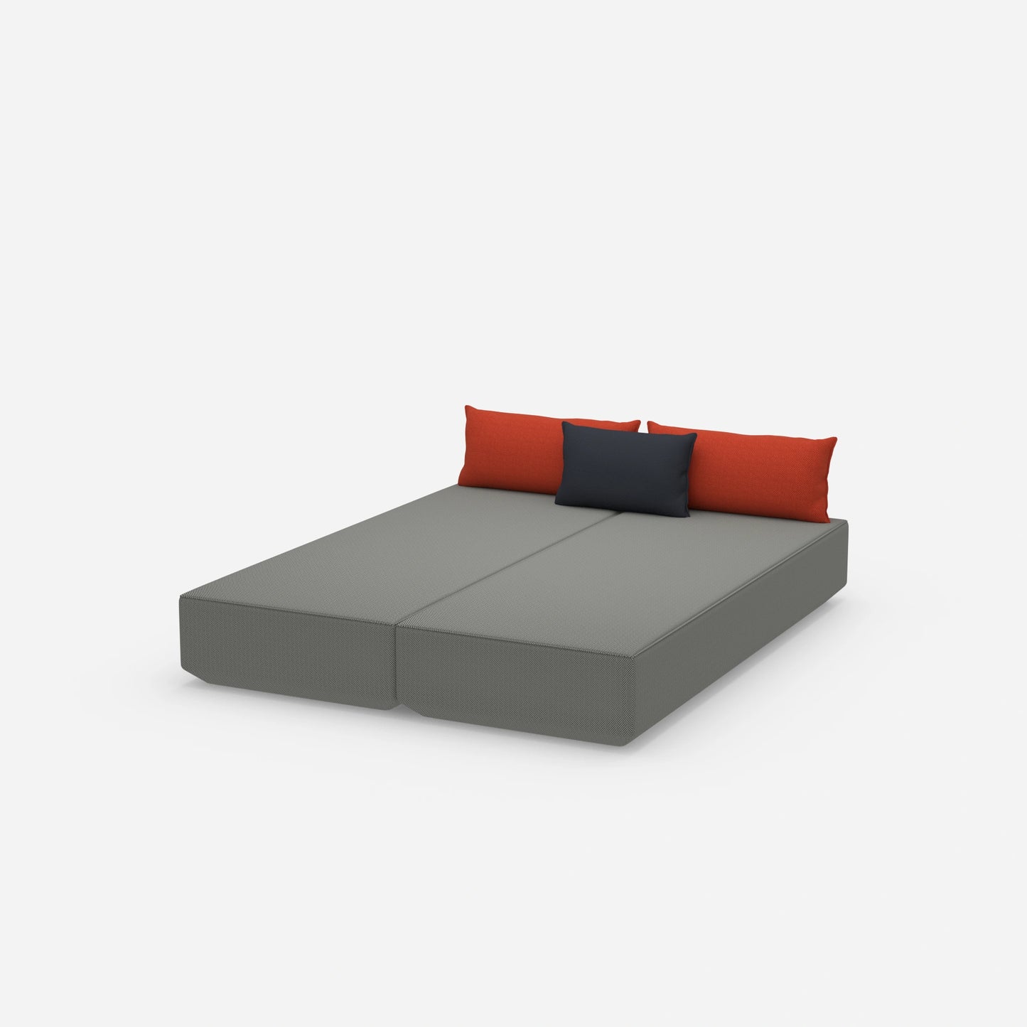 Schlafsofa 2 Personen von der Seite